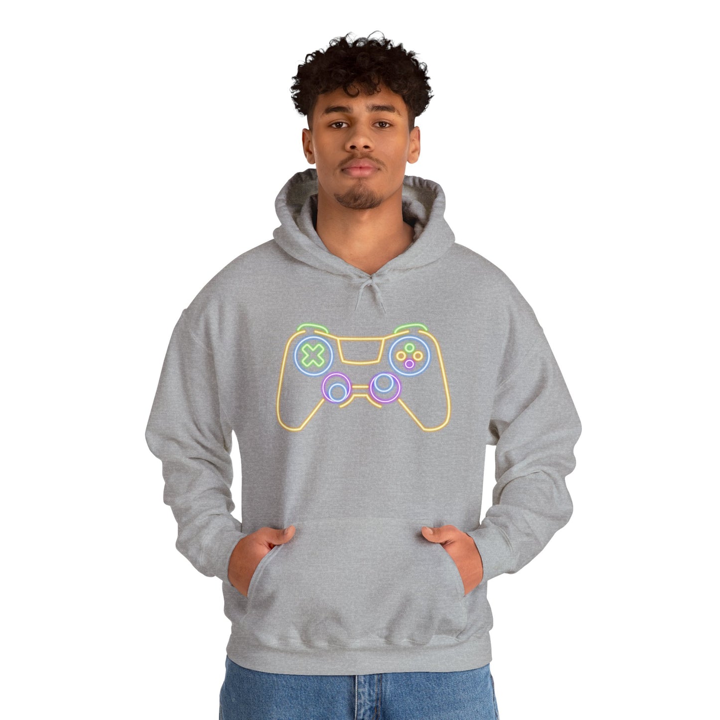 Neon Gaming Controller Sweatshirt