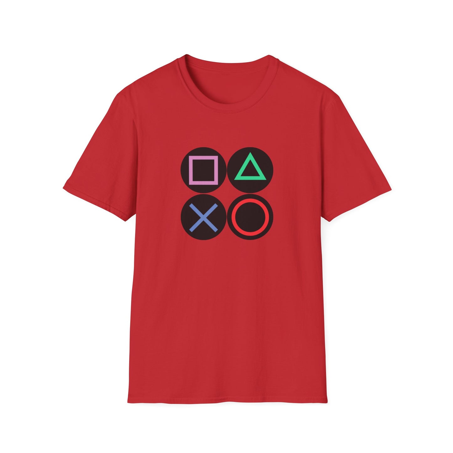 Play Station Buttons Gaming T-Shirt