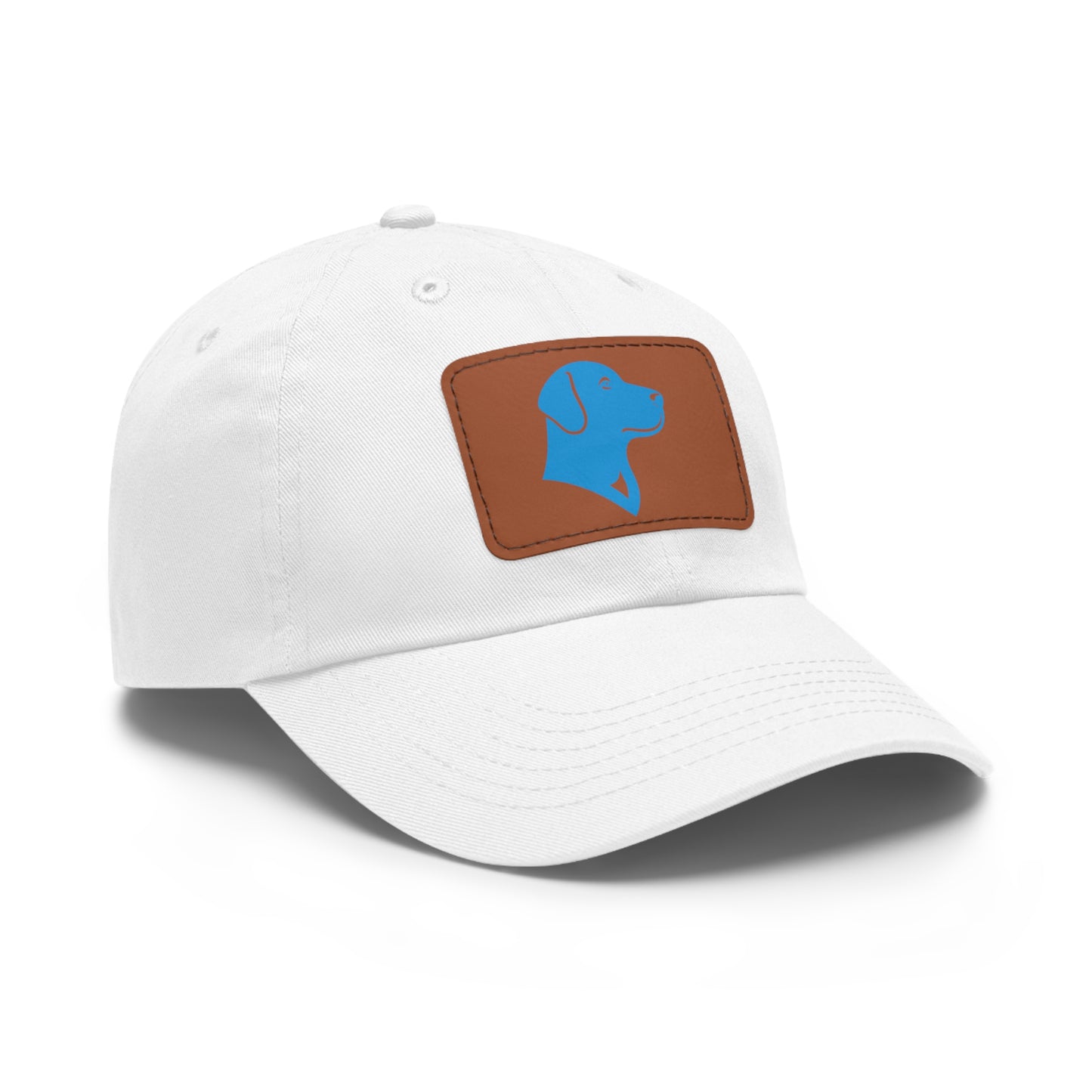 BlueMark Hat with Leather Patch (Blue Logo)