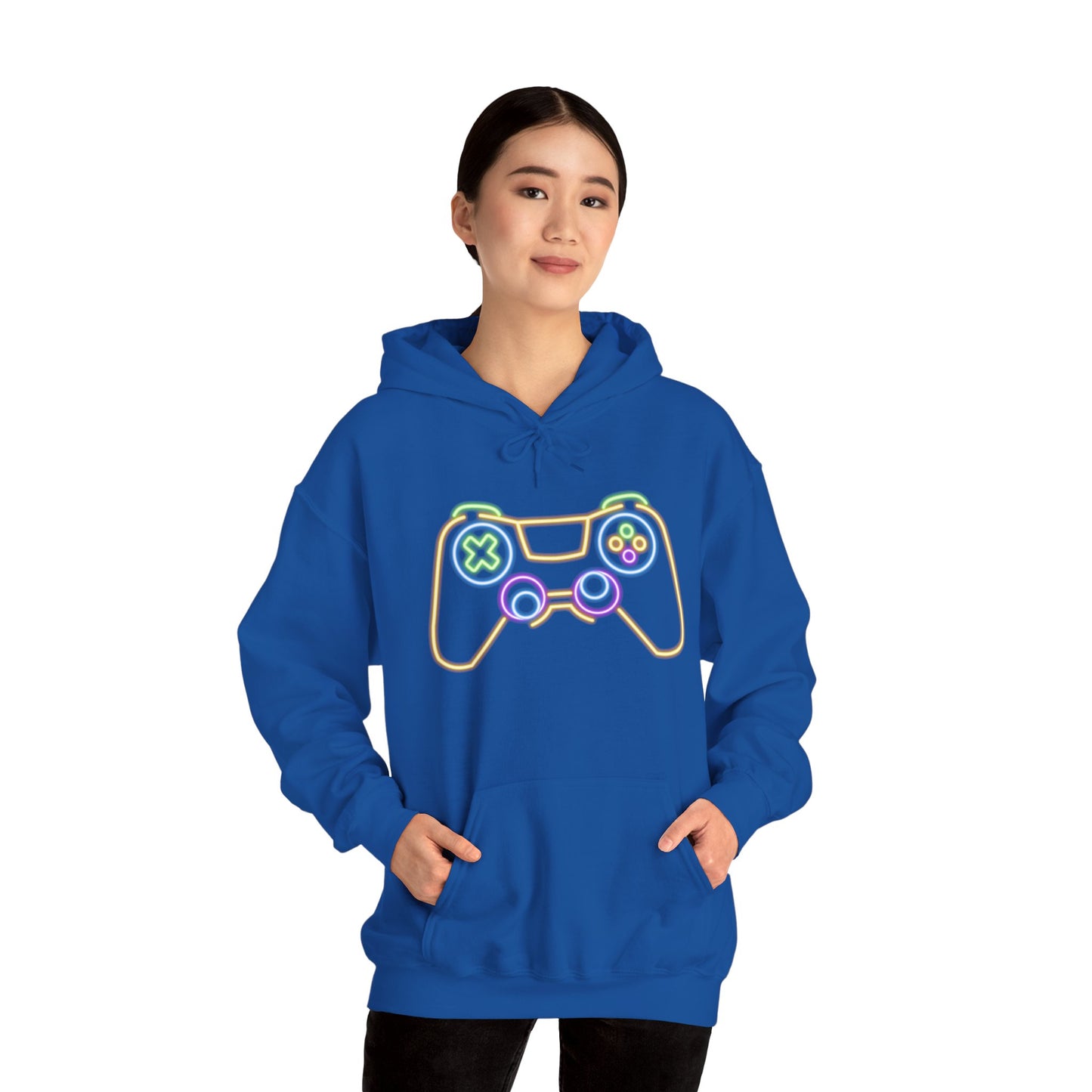 Neon Gaming Controller Sweatshirt