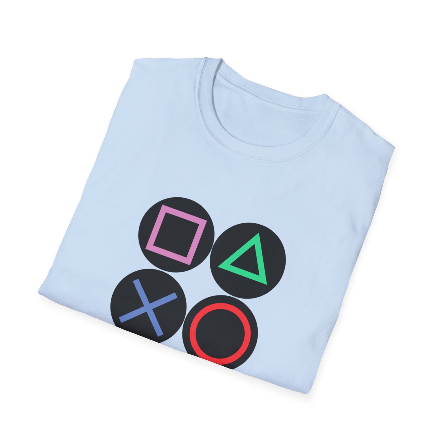Play Station Buttons Gaming T-Shirt