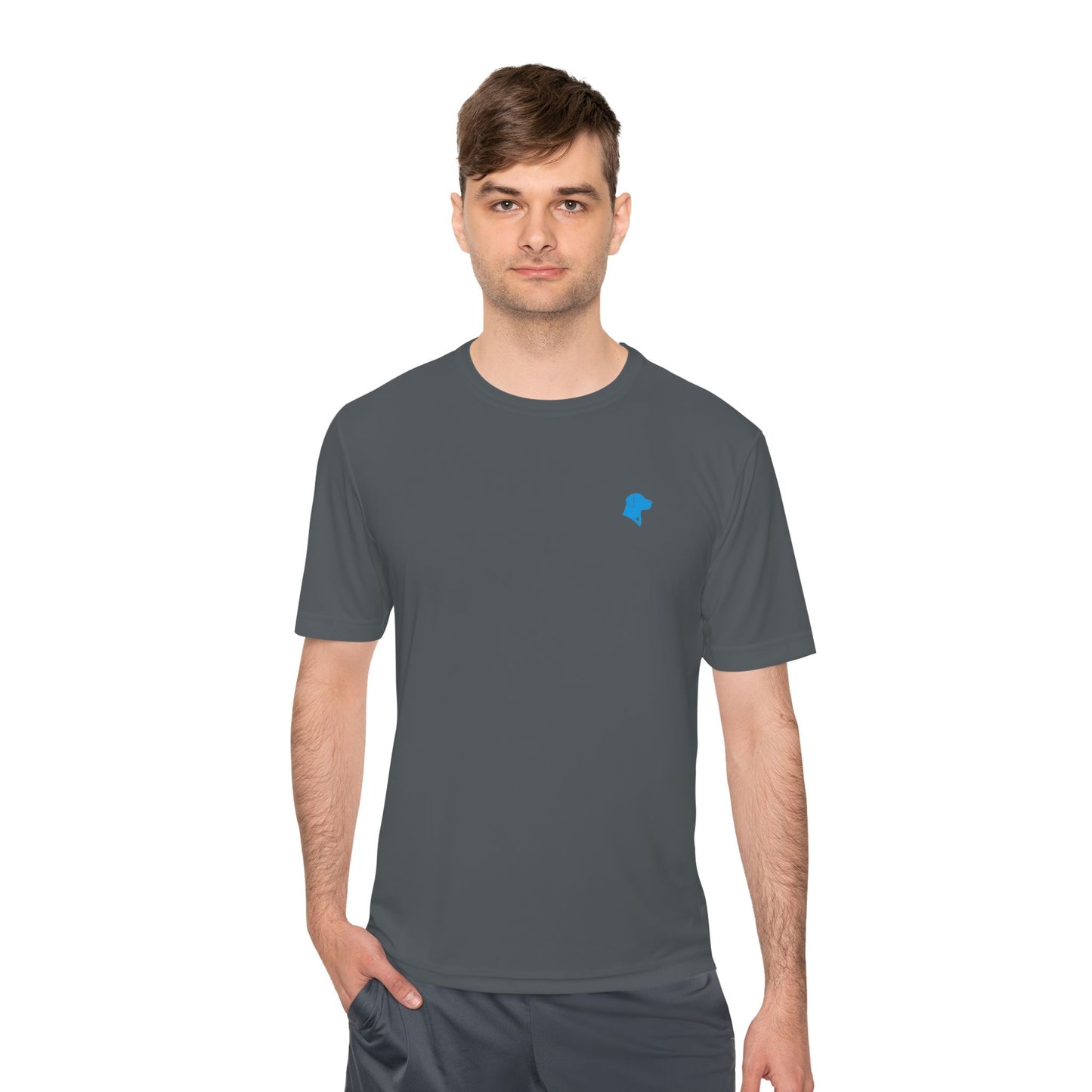BlueMark Athletic Moisture Wicking T-Shirt (Blue Logo)
