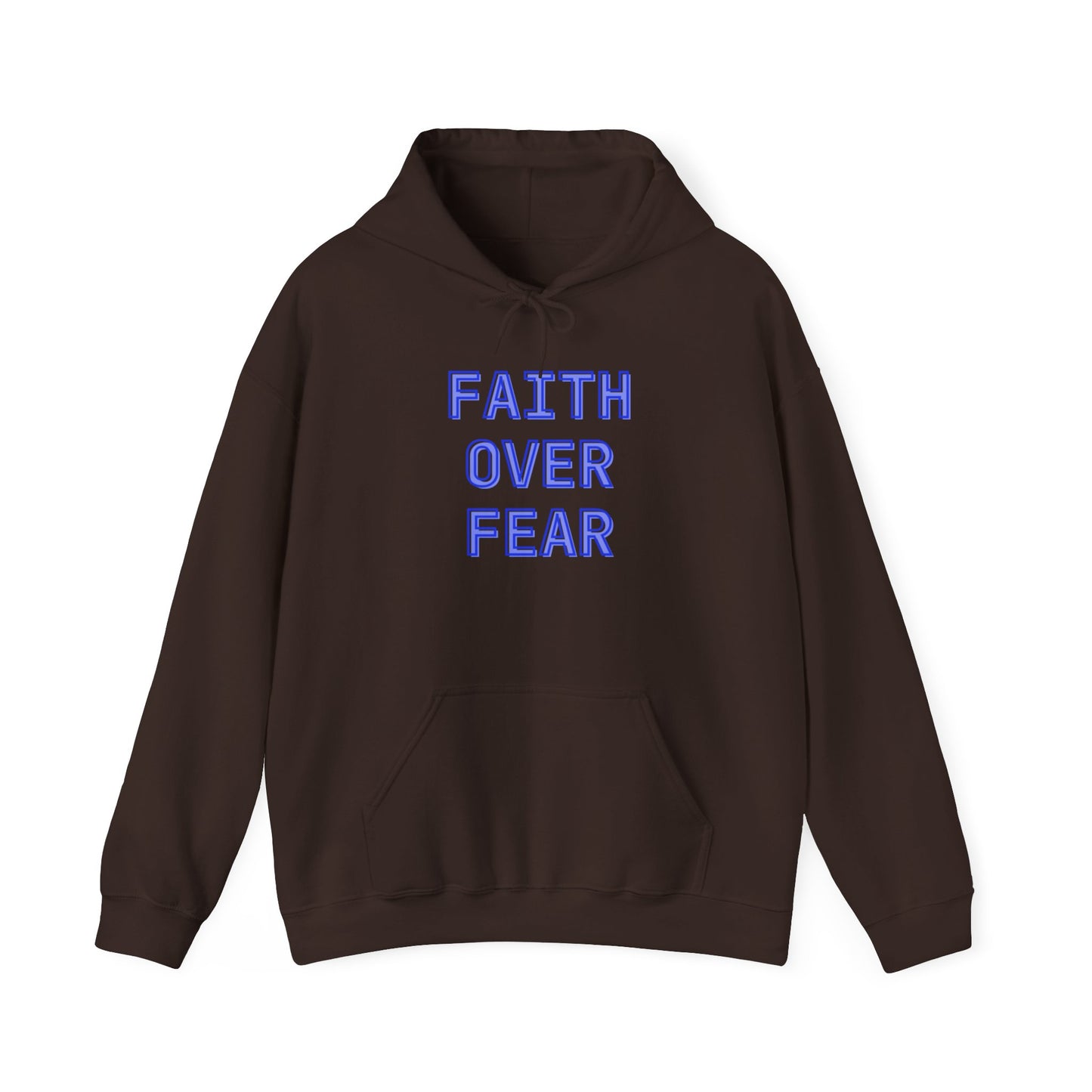 Faith Over Fear Bold Christian Motivational Sweatshirt