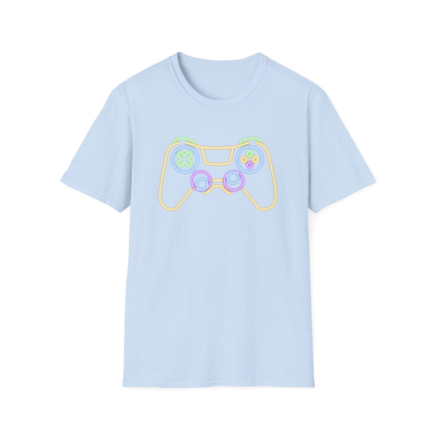 Neon Gaming Controller T-Shirt
