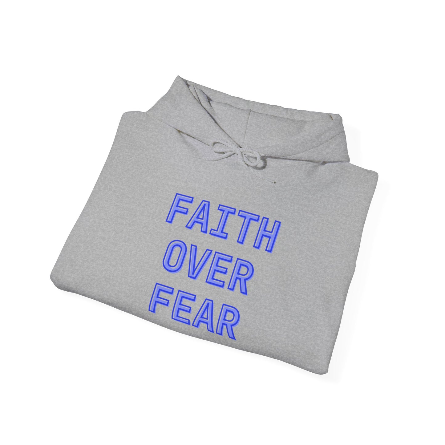 Faith Over Fear Bold Christian Motivational Sweatshirt