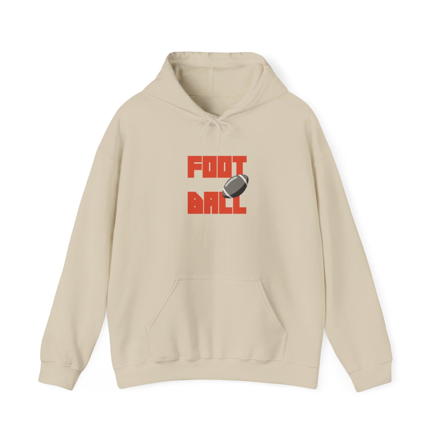 Football Bold Block Lettering Sweatshirt