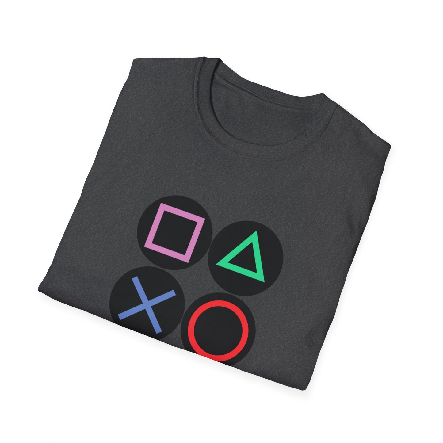 Play Station Buttons Gaming T-Shirt