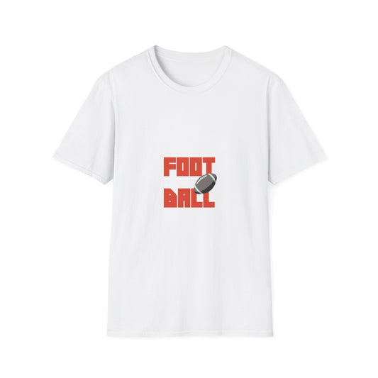 Football Bold Block Lettering T-Shirt
