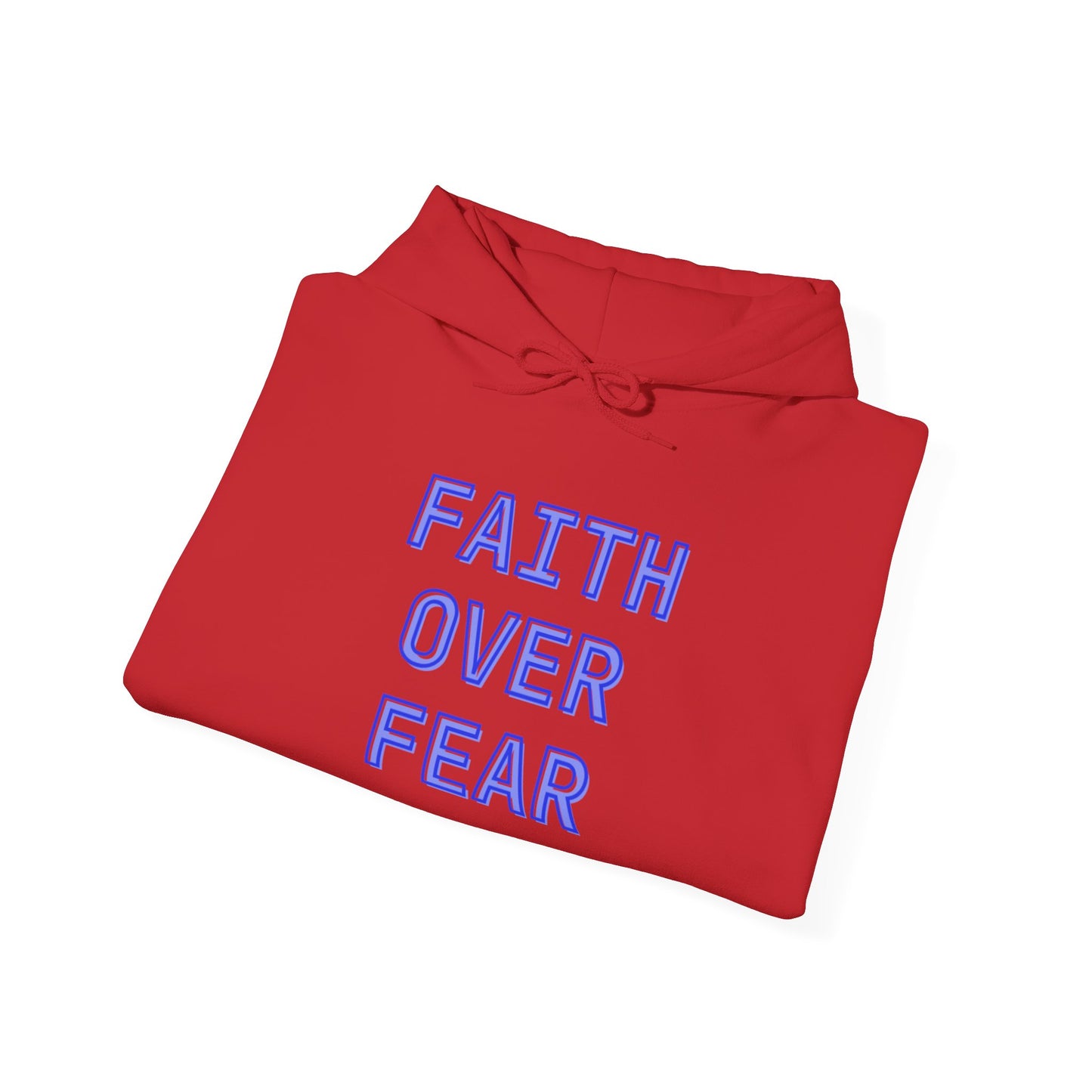 Faith Over Fear Bold Christian Motivational Sweatshirt