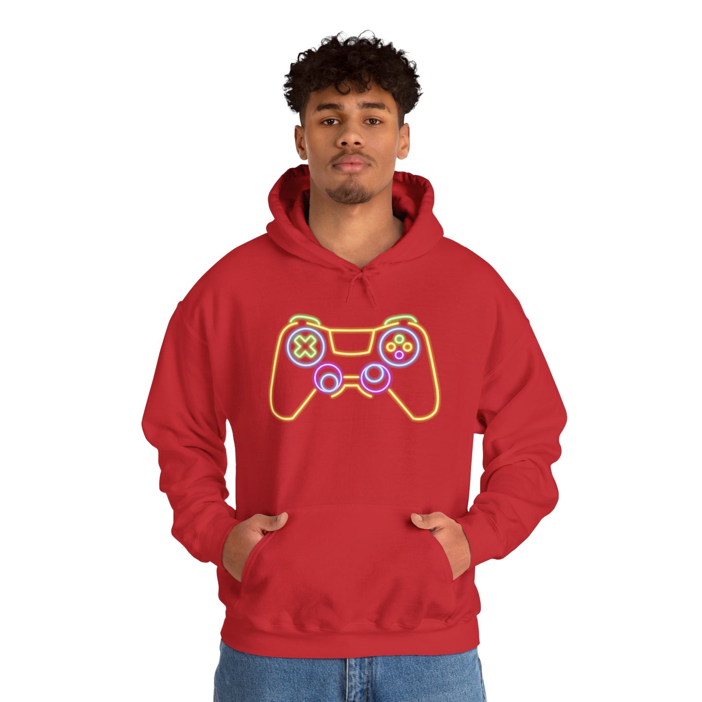 Neon Gaming Controller Sweatshirt