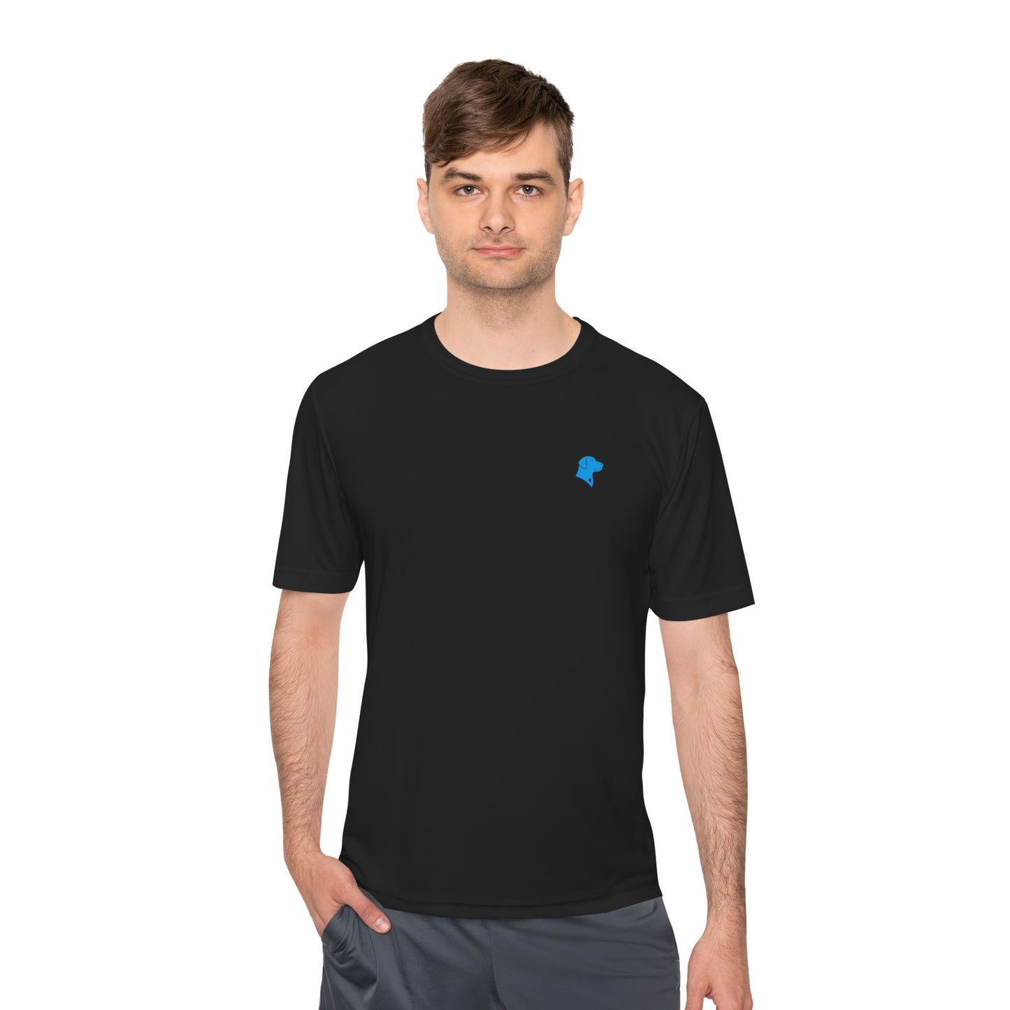 BlueMark Athletic Moisture Wicking T-Shirt (Blue Logo)
