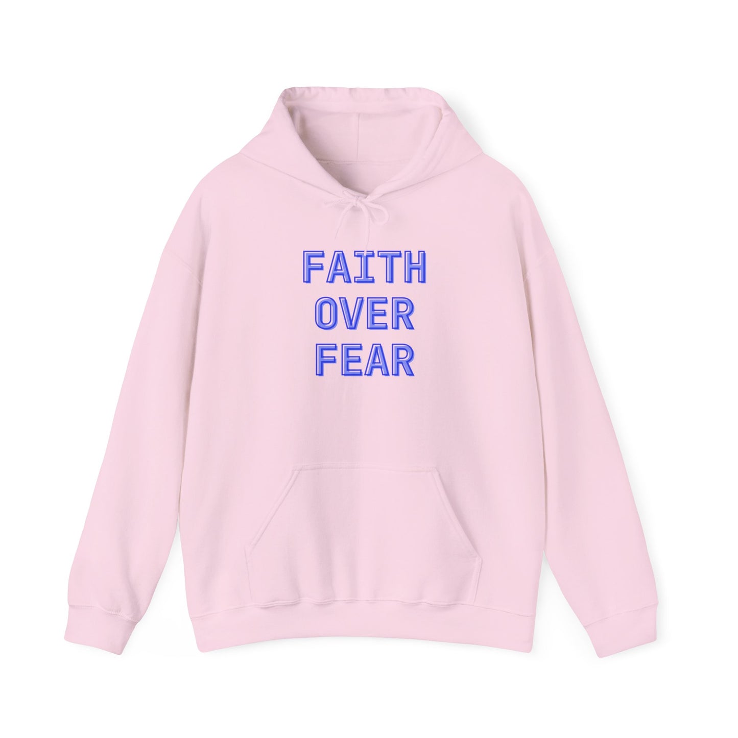 Faith Over Fear Bold Christian Motivational Sweatshirt
