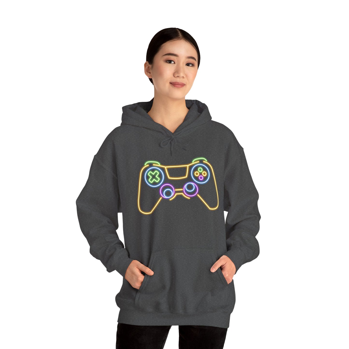 Neon Gaming Controller Sweatshirt