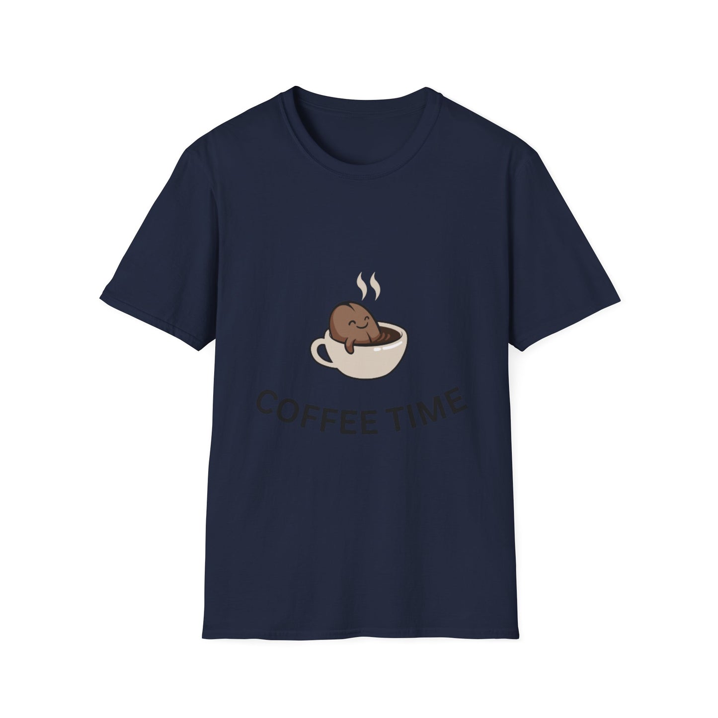 Coffee Time Cute Smiling Cup T-Shirt