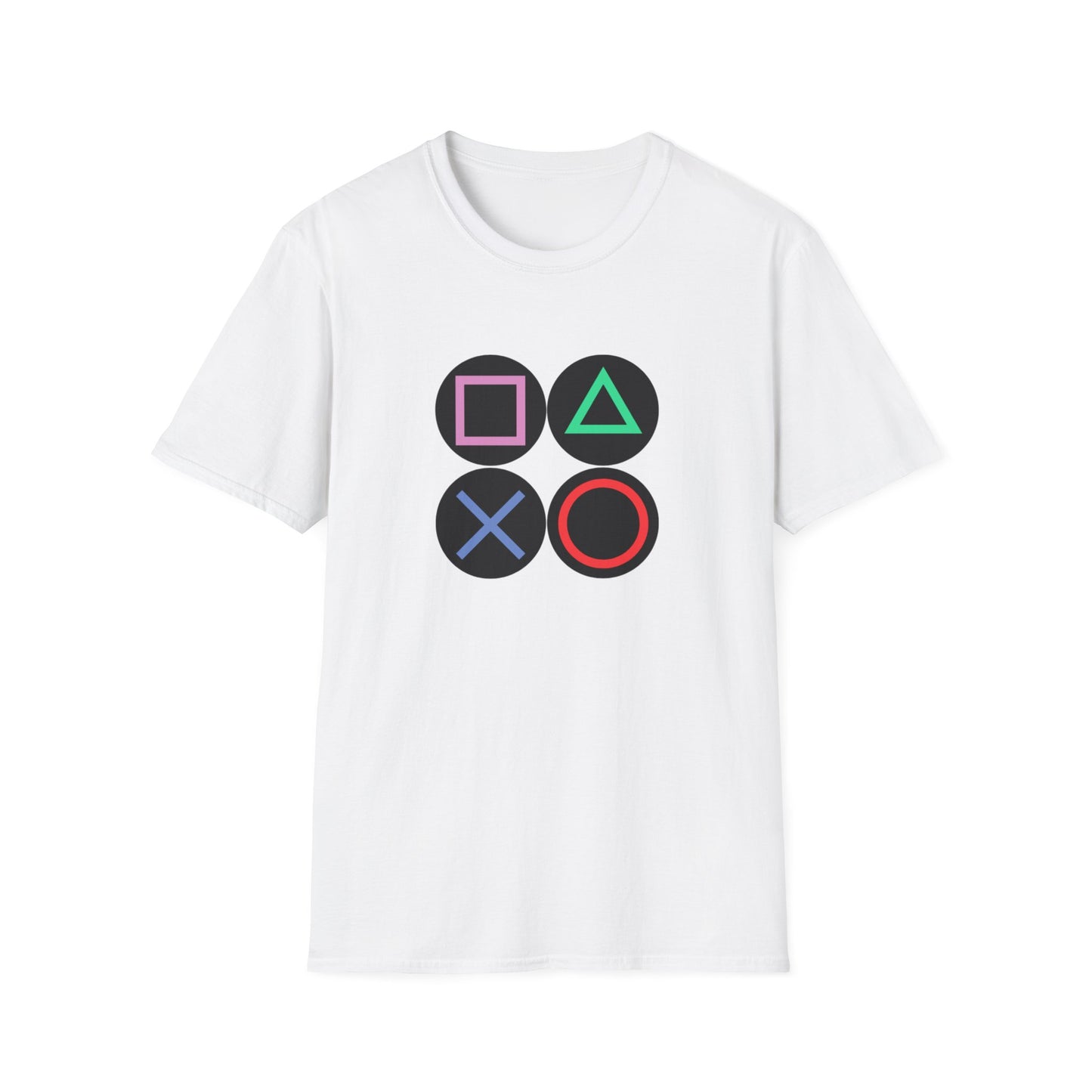 Play Station Buttons Gaming T-Shirt
