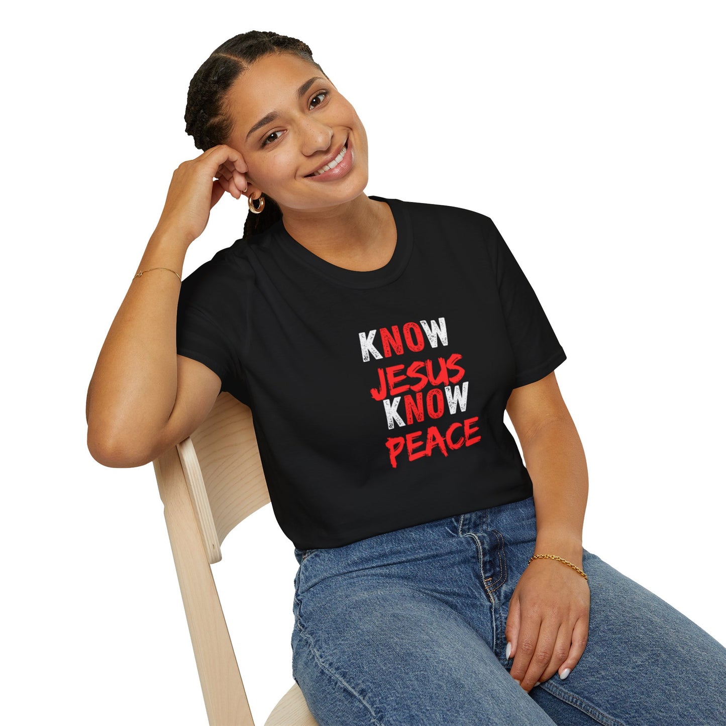 Know Jesus Know Peace Faith T-Shirt