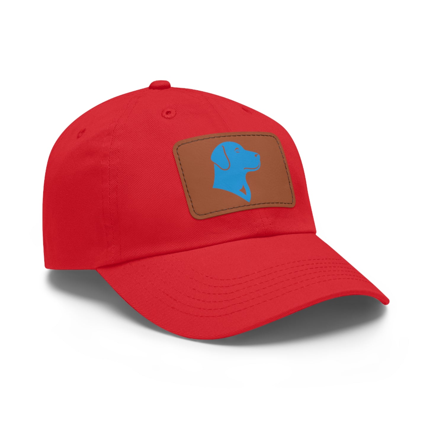 BlueMark Hat with Leather Patch (Blue Logo)