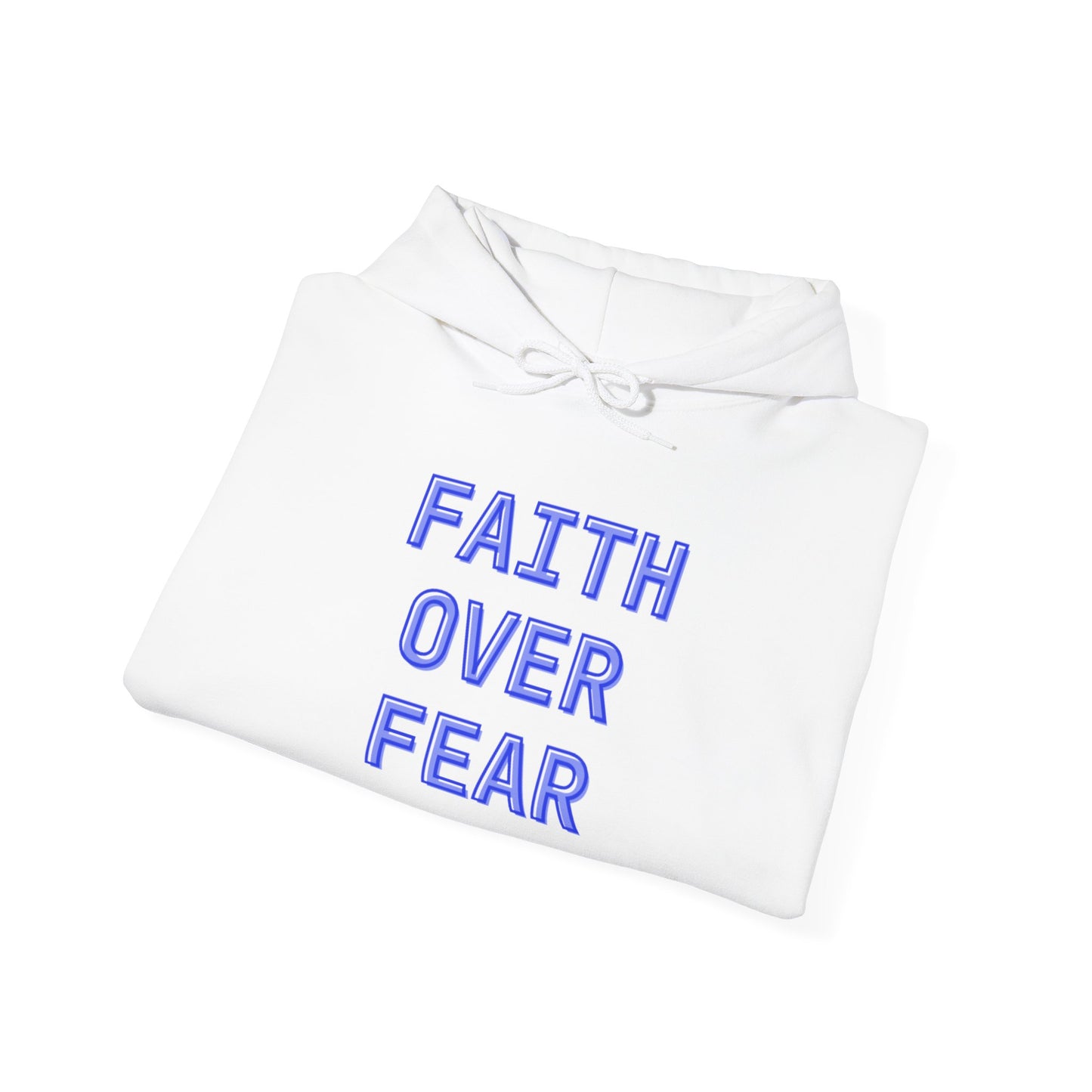 Faith Over Fear Bold Christian Motivational Sweatshirt