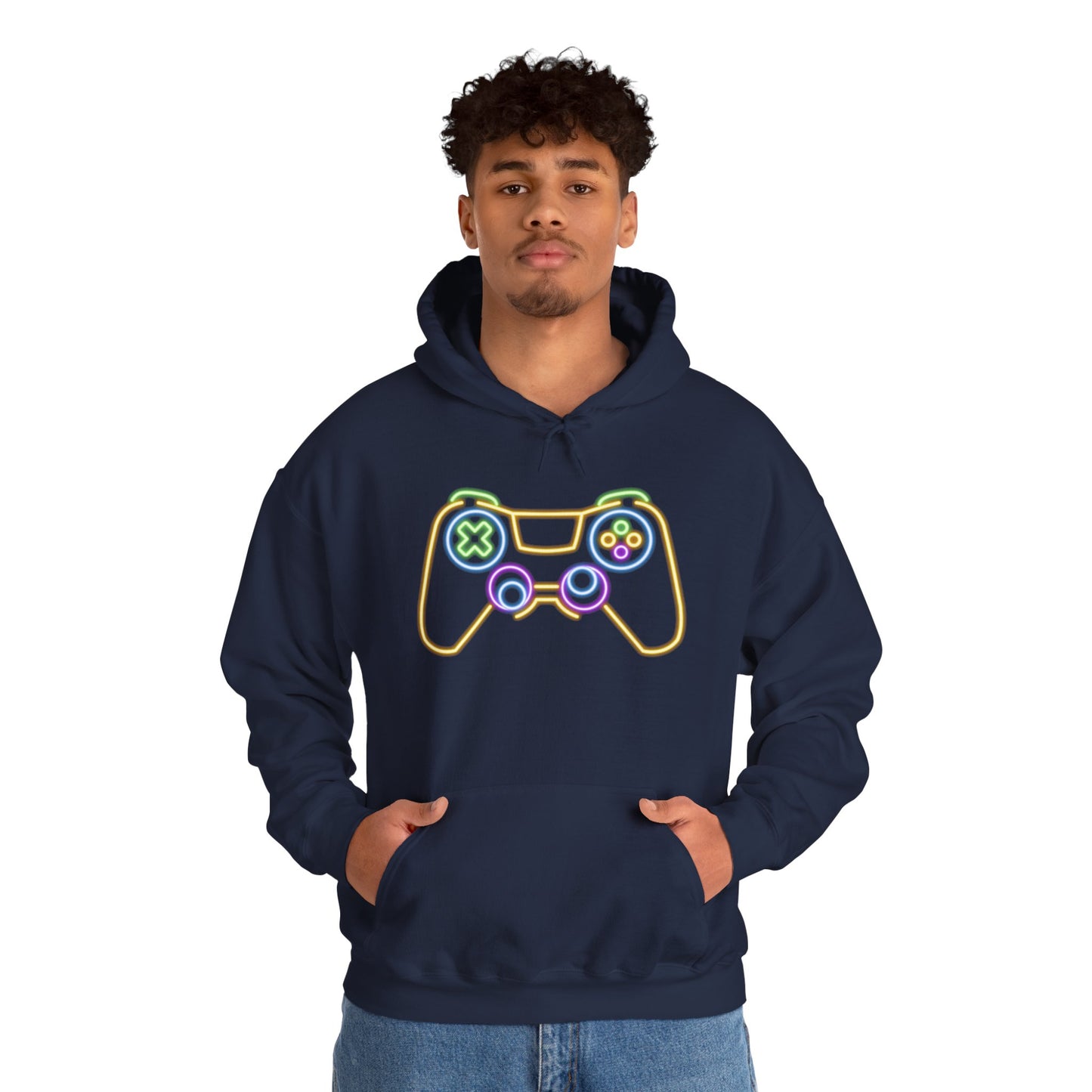 Neon Gaming Controller Sweatshirt