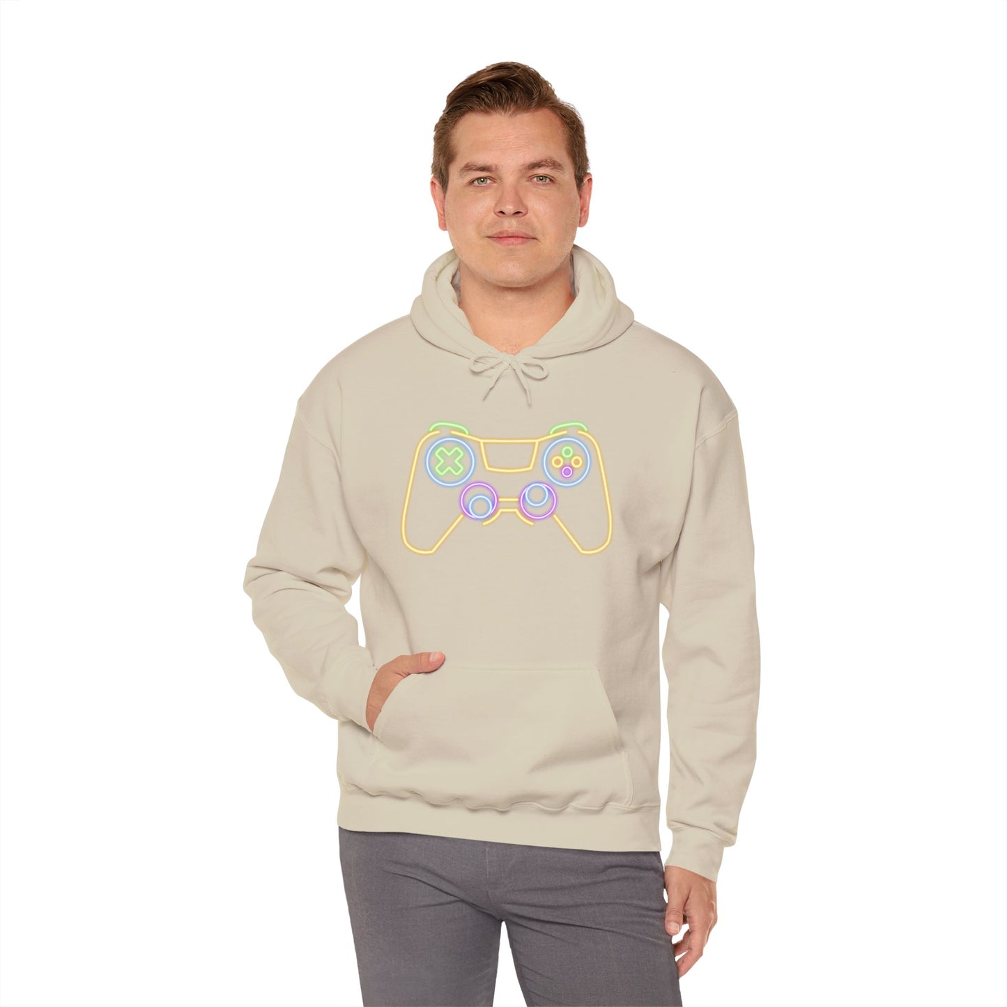Neon Gaming Controller Sweatshirt