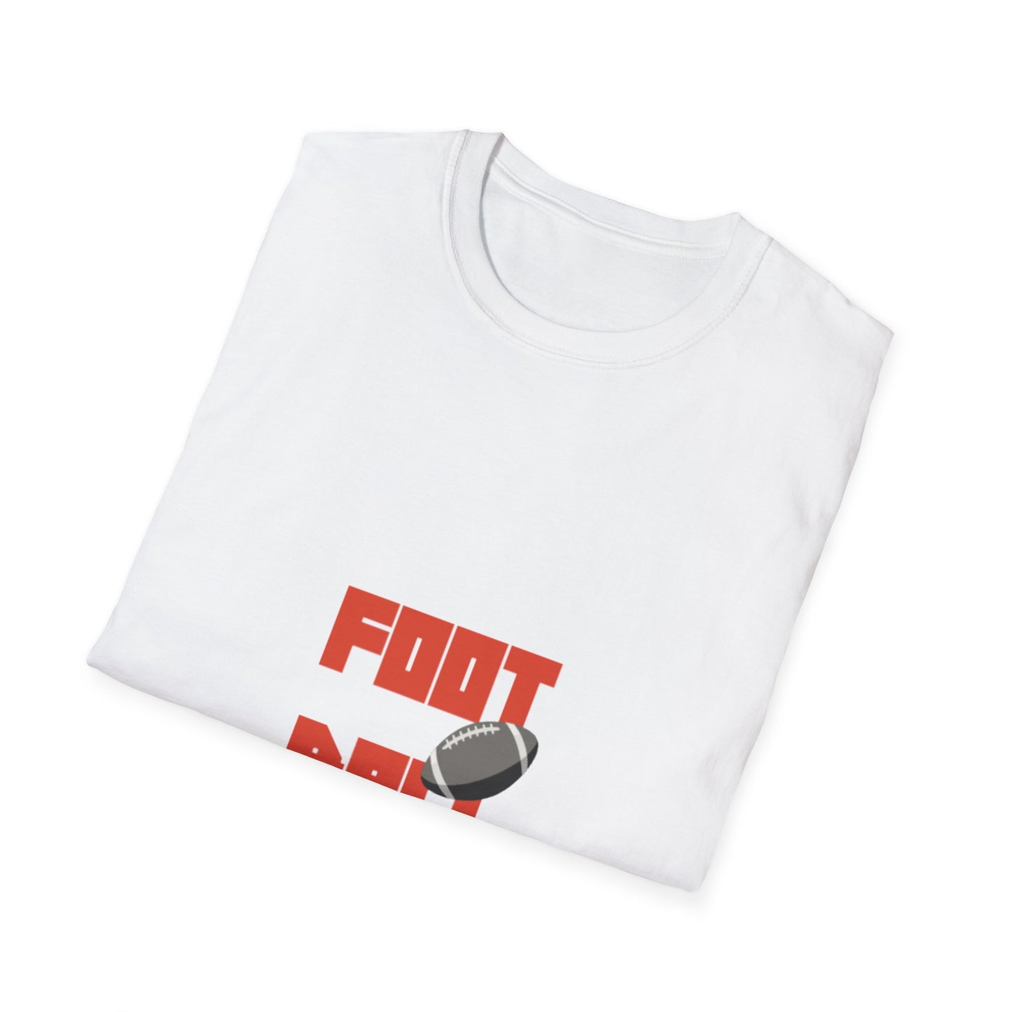 Football Bold Block Lettering T-Shirt