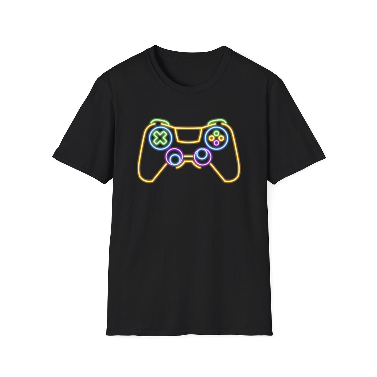 Neon Gaming Controller T-Shirt