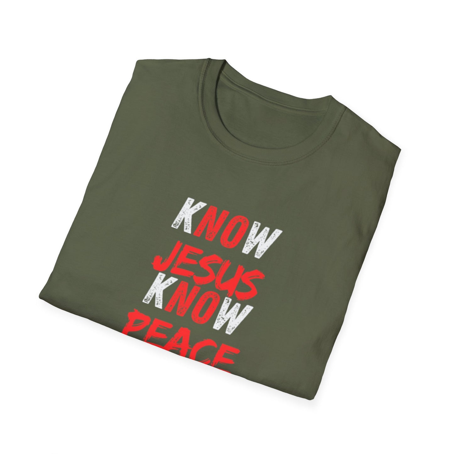 Know Jesus Know Peace Faith T-Shirt