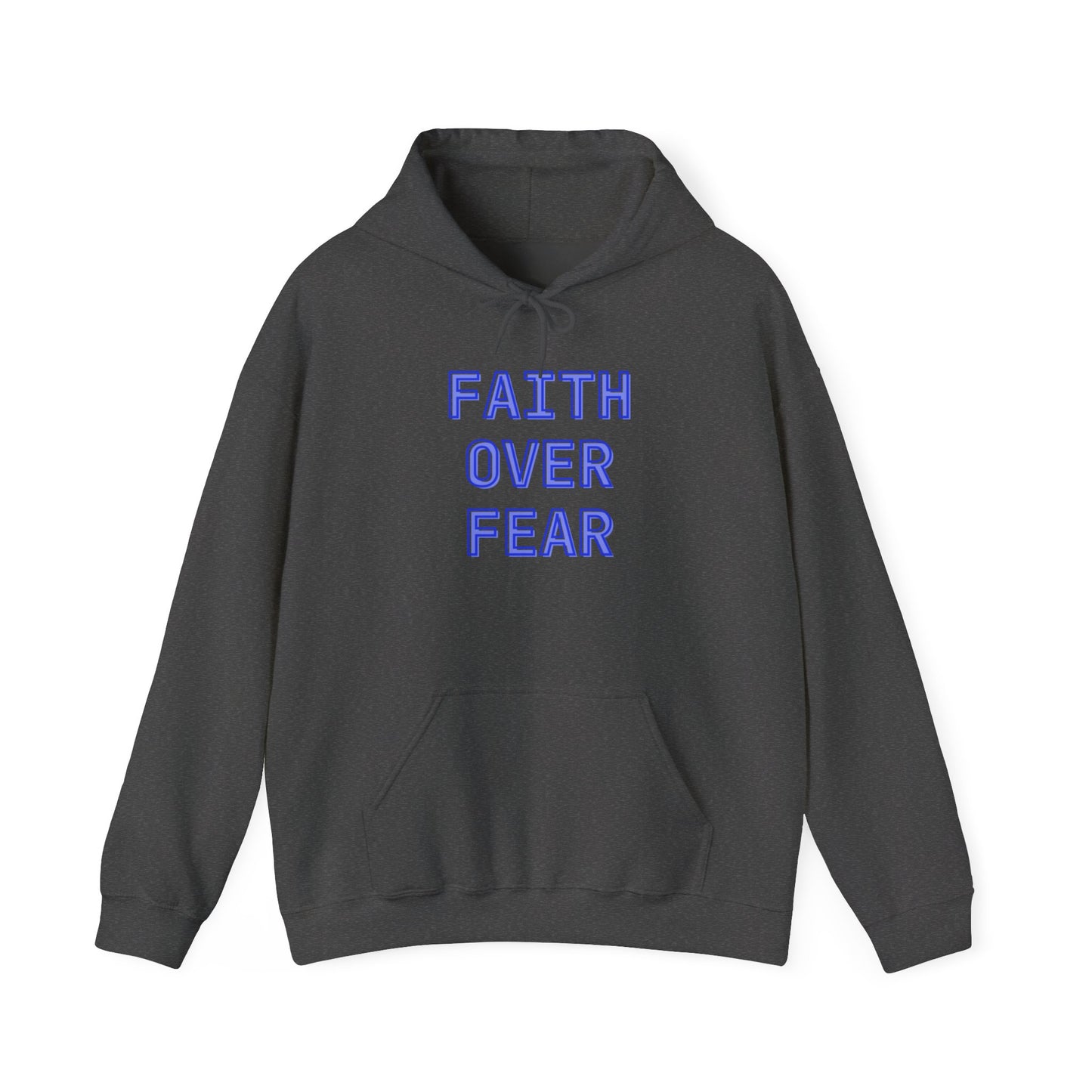 Faith Over Fear Bold Christian Motivational Sweatshirt