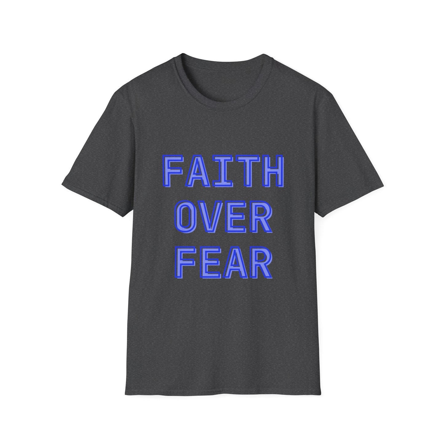 Faith over Fear Bold Christian Motivational T-Shirt