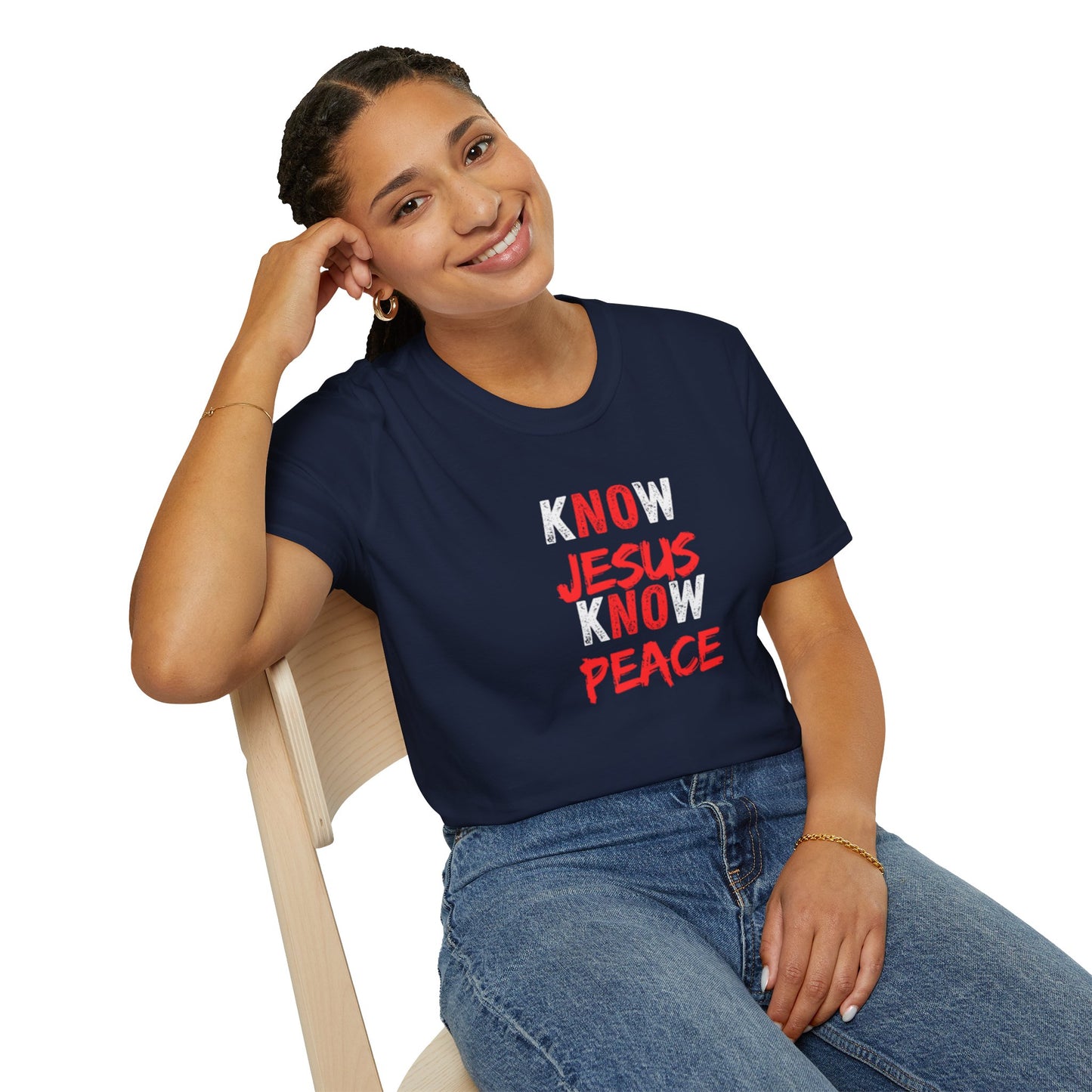 Know Jesus Know Peace Faith T-Shirt
