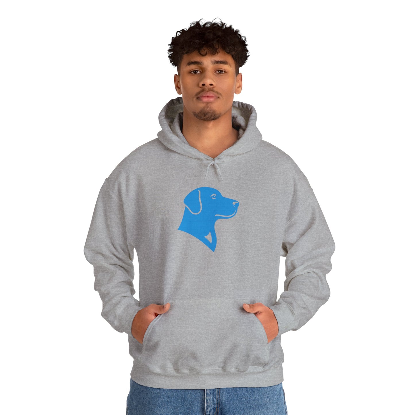 BlueMark Logo Hoodie Sweatshirt (Blue Logo)