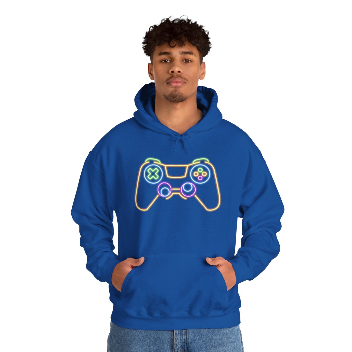 Neon Gaming Controller Sweatshirt