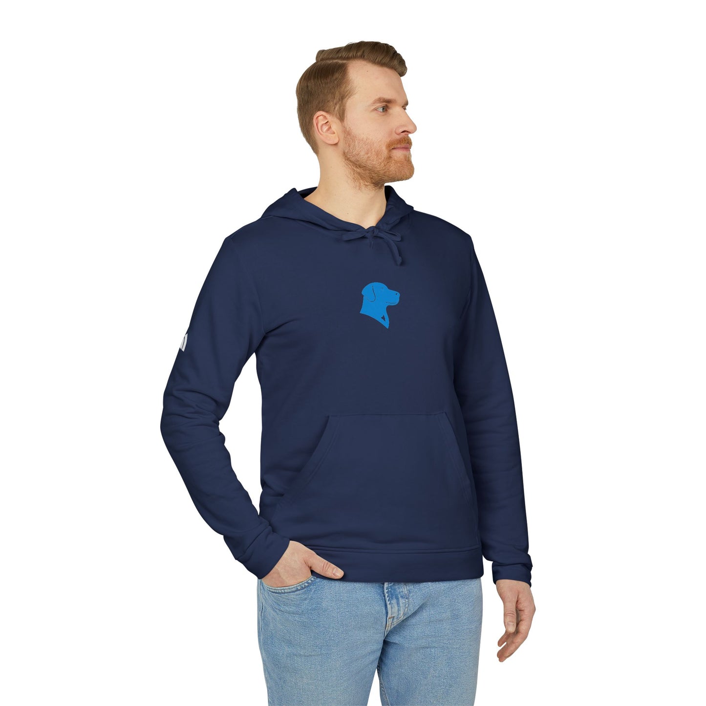 BlueMark Adidas Fleece Sweatshirt (Blue Logo)