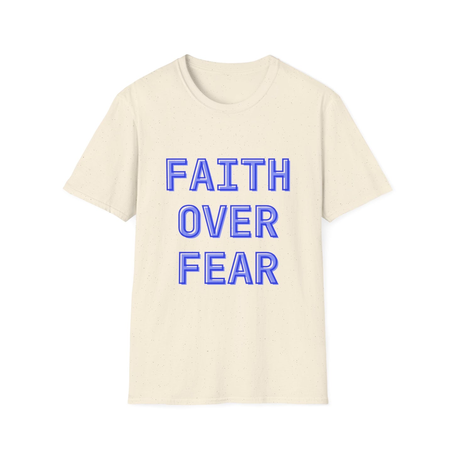 Faith over Fear Bold Christian Motivational T-Shirt