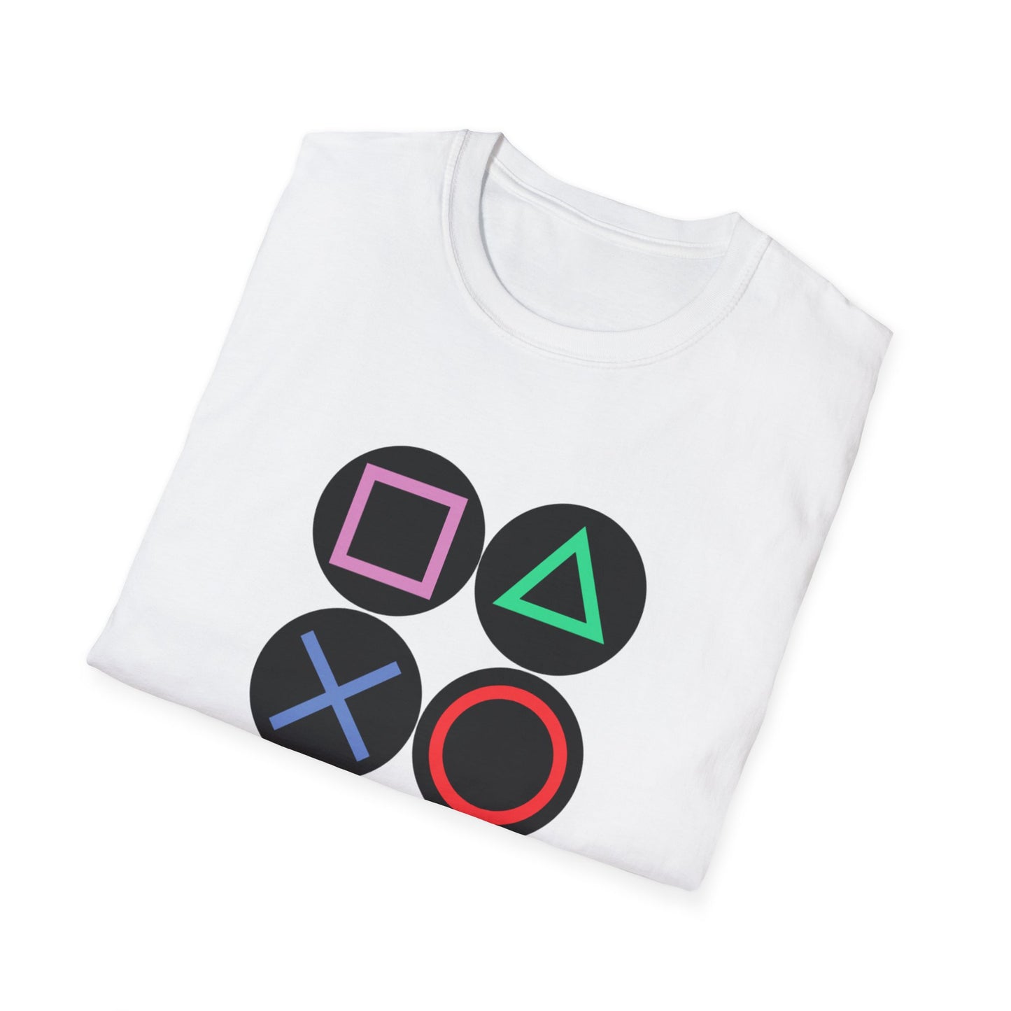 Play Station Buttons Gaming T-Shirt