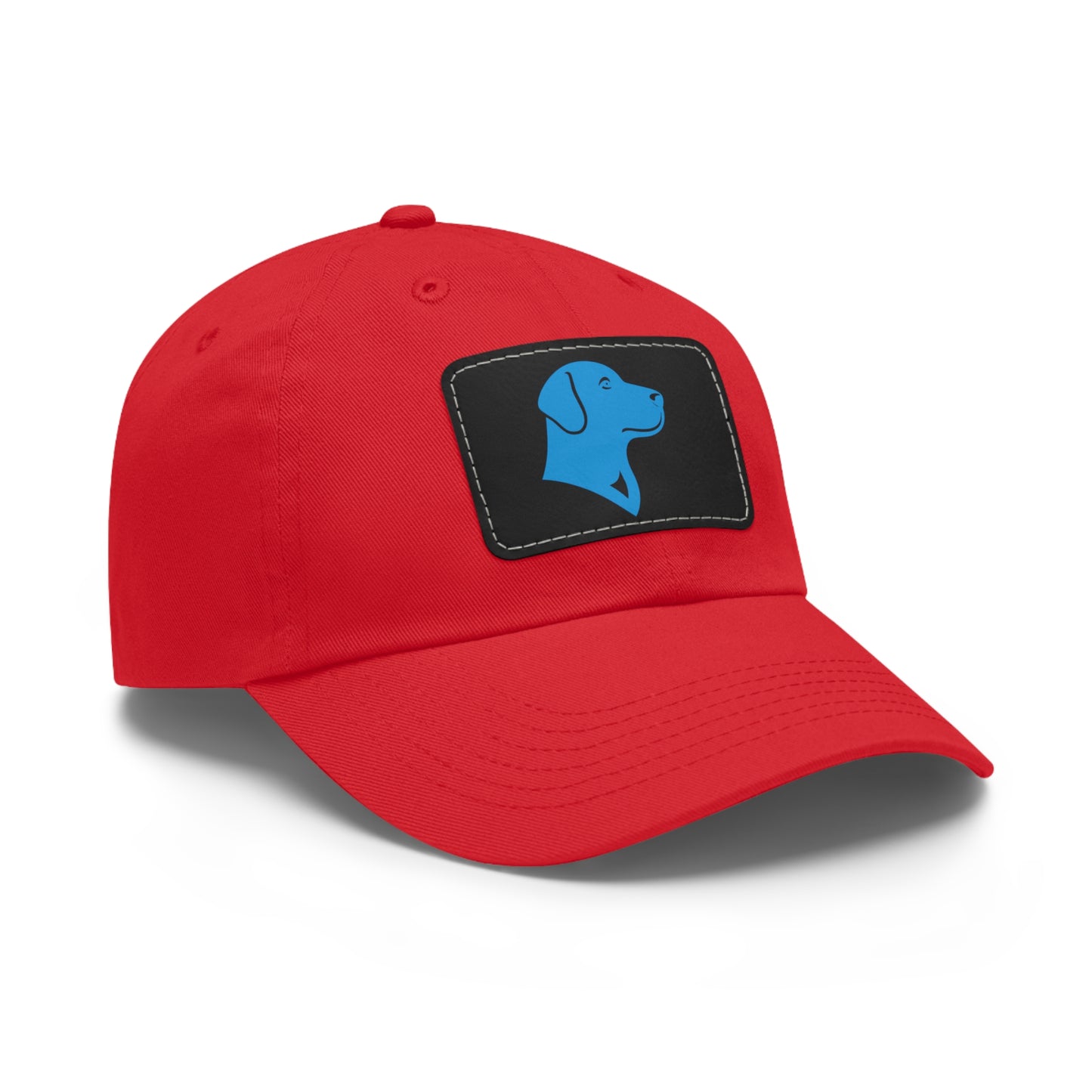BlueMark Hat with Leather Patch (Blue Logo)