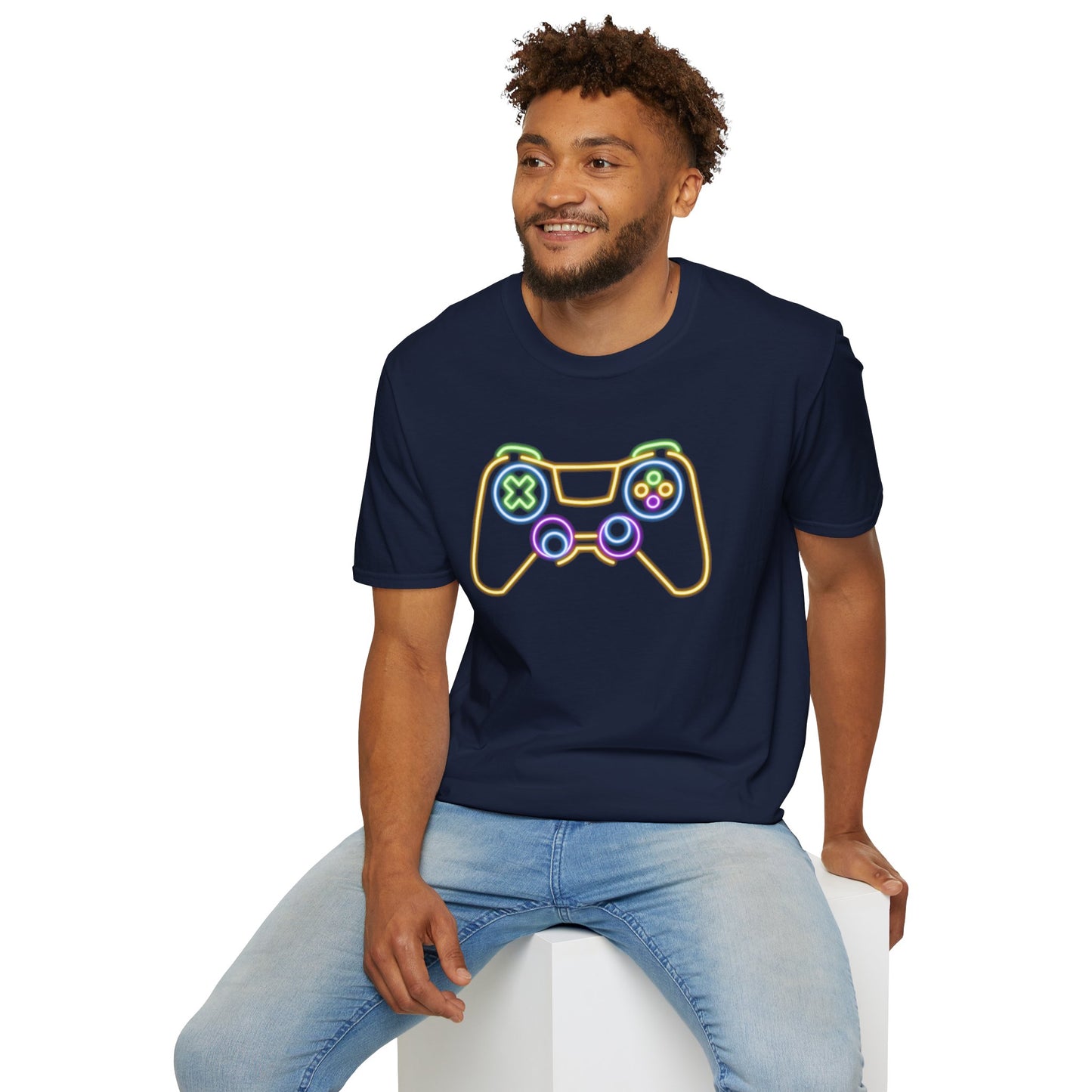 Neon Gaming Controller T-Shirt