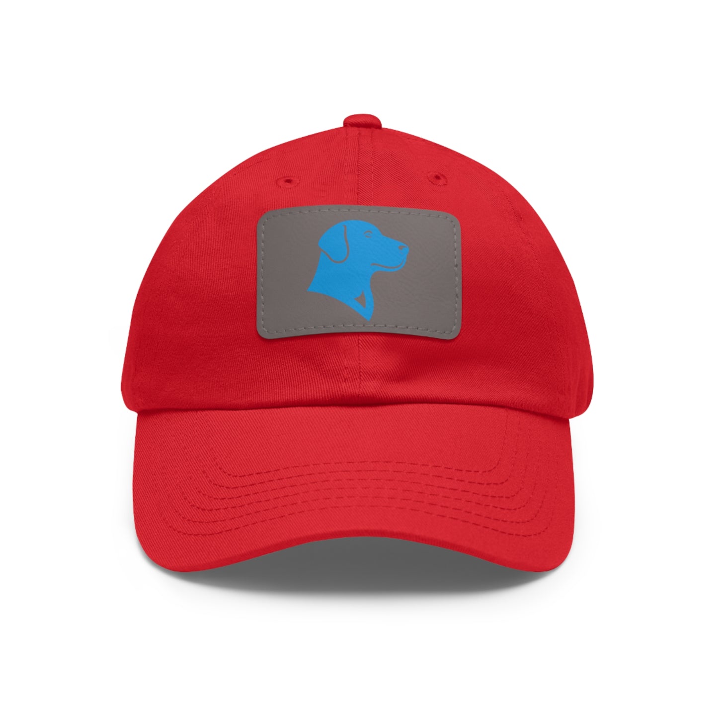 BlueMark Hat with Leather Patch (Blue Logo)