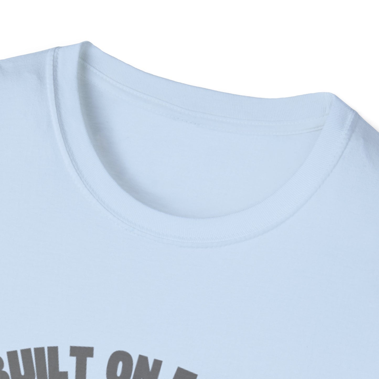 Built on Faith, Driven by Work - Christian Cross T-Shirt