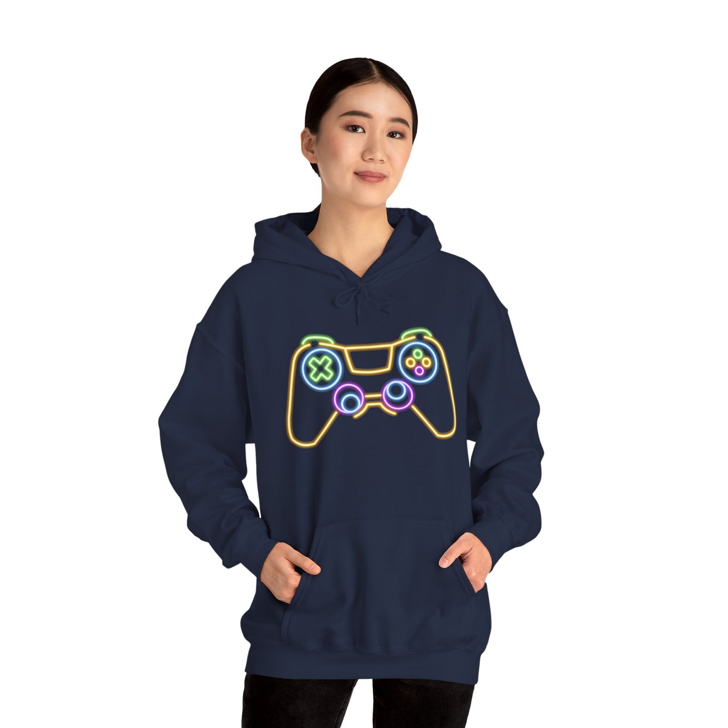 Neon Gaming Controller Sweatshirt