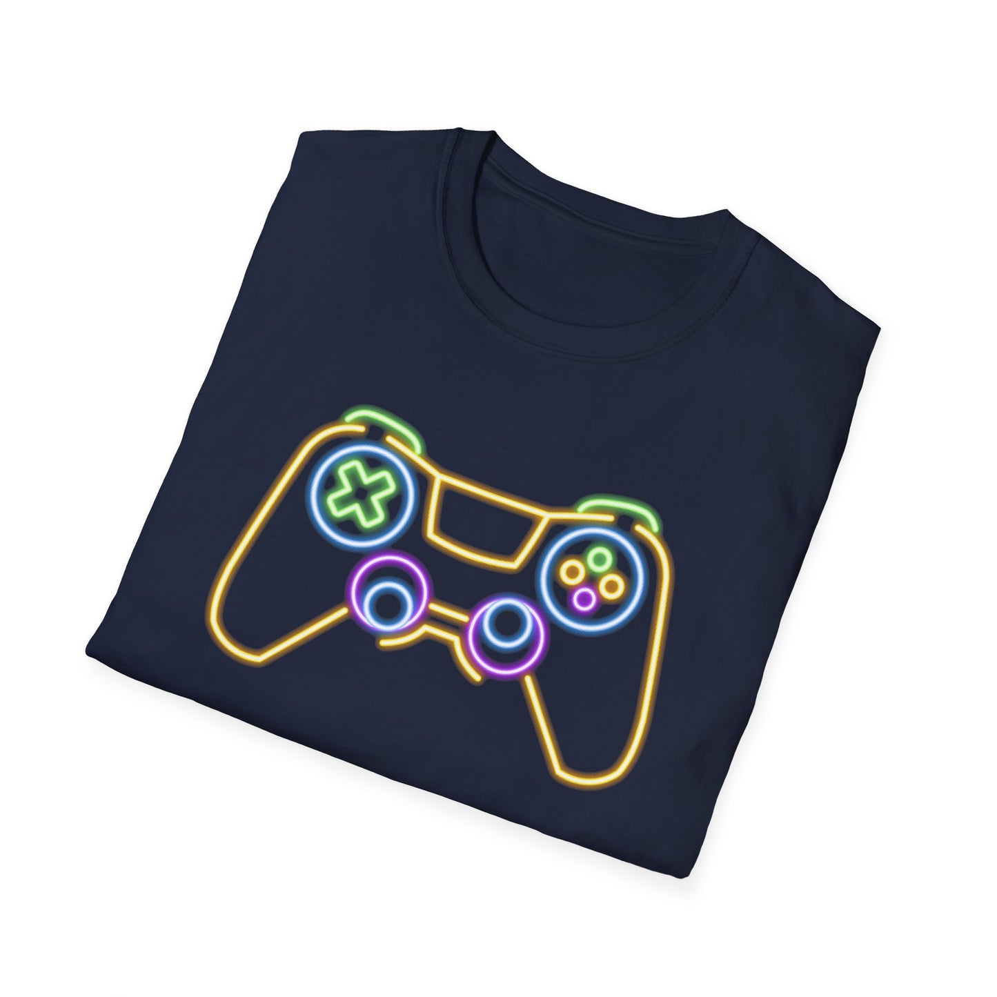 Neon Gaming Controller T-Shirt