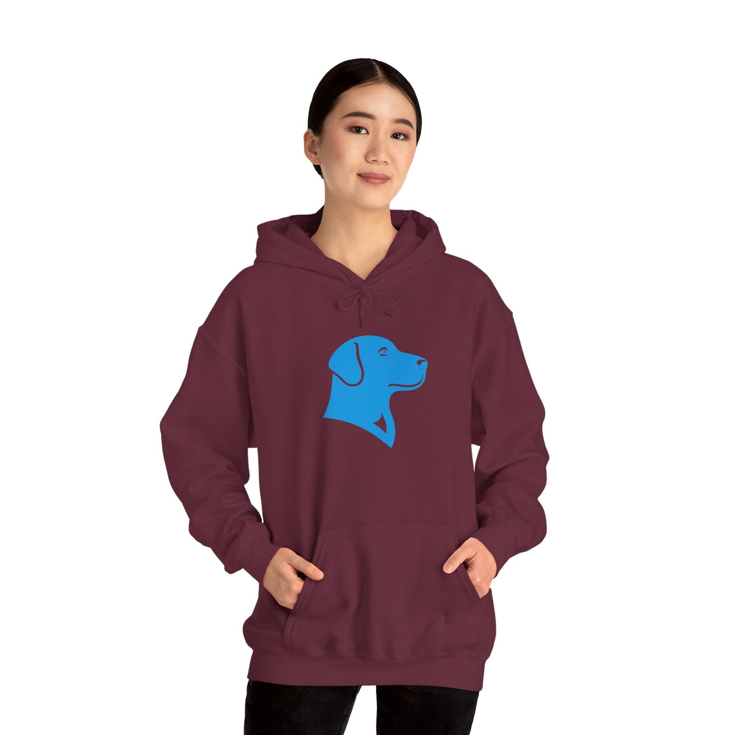 BlueMark Logo Hoodie Sweatshirt (Blue Logo)