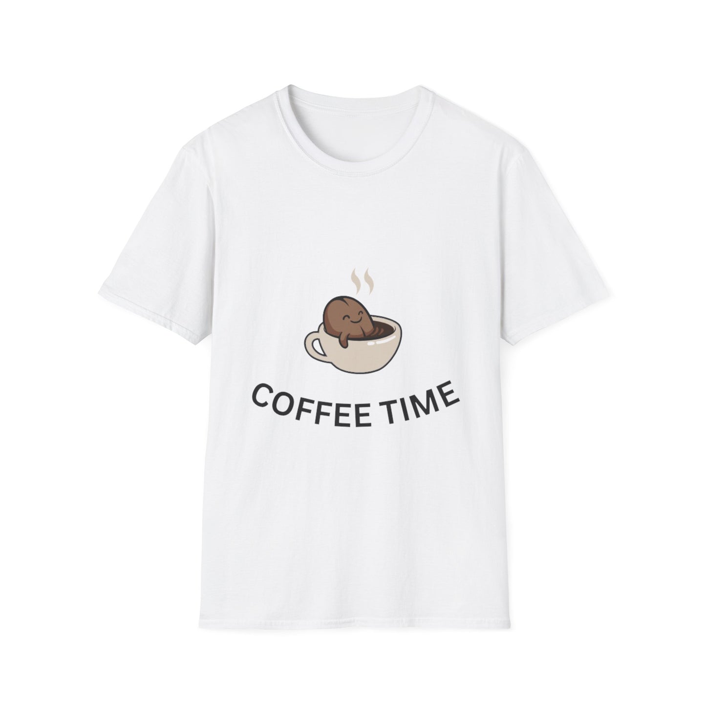Coffee Time Cute Smiling Cup T-Shirt