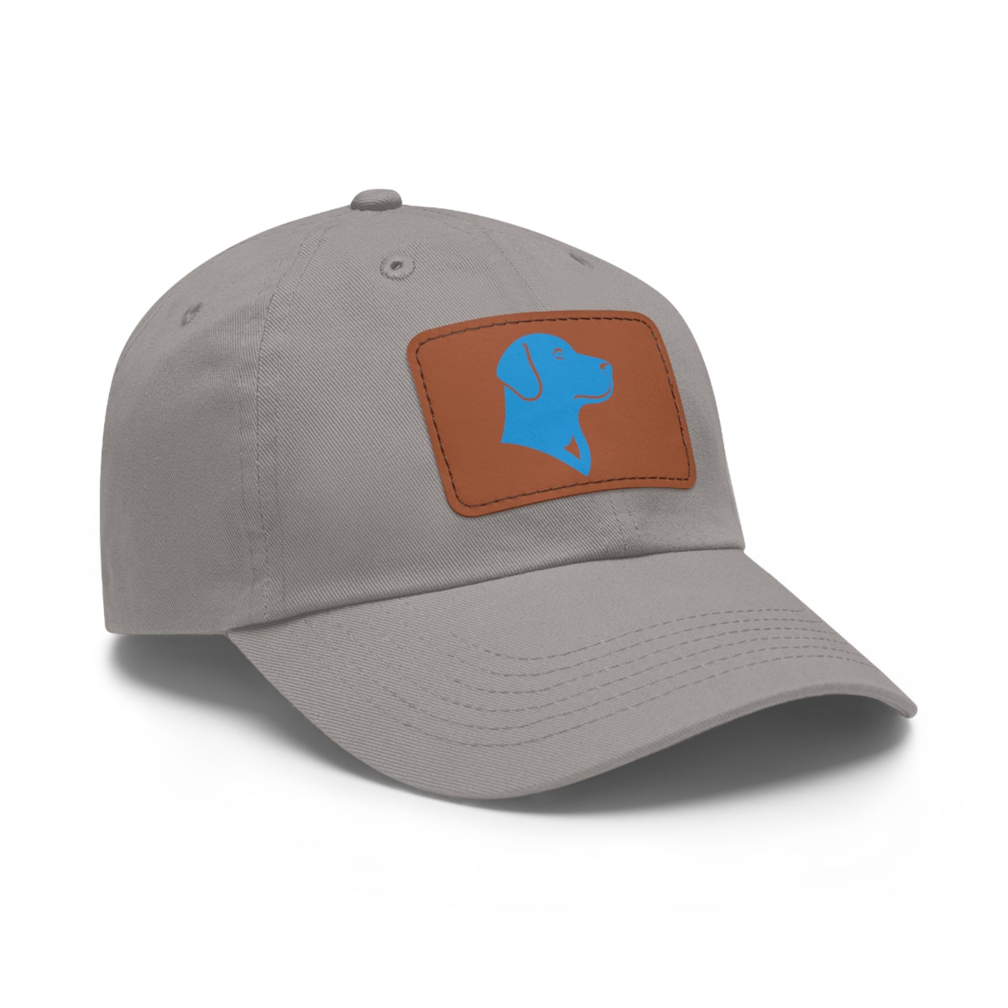 BlueMark Hat with Leather Patch (Blue Logo)