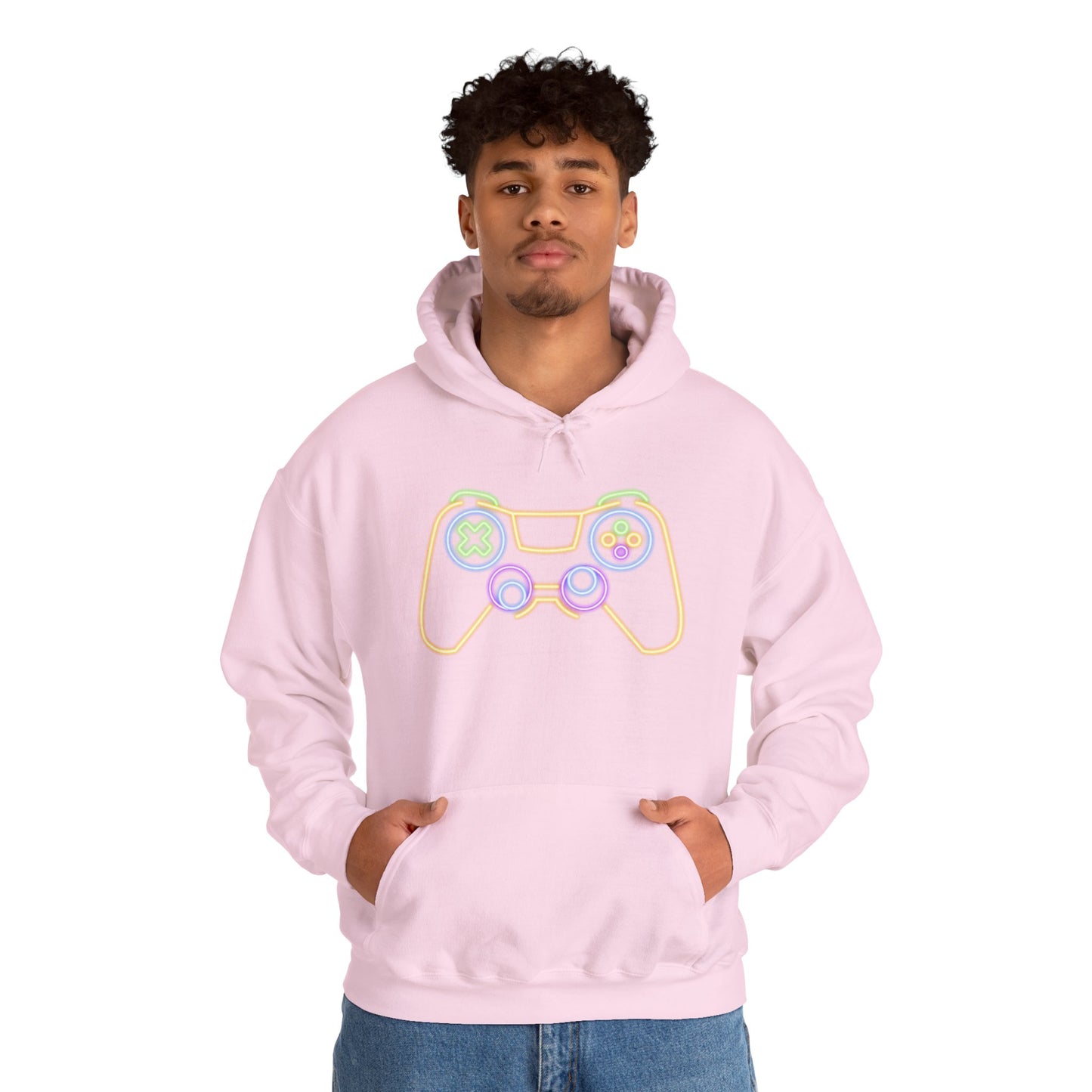 Neon Gaming Controller Sweatshirt