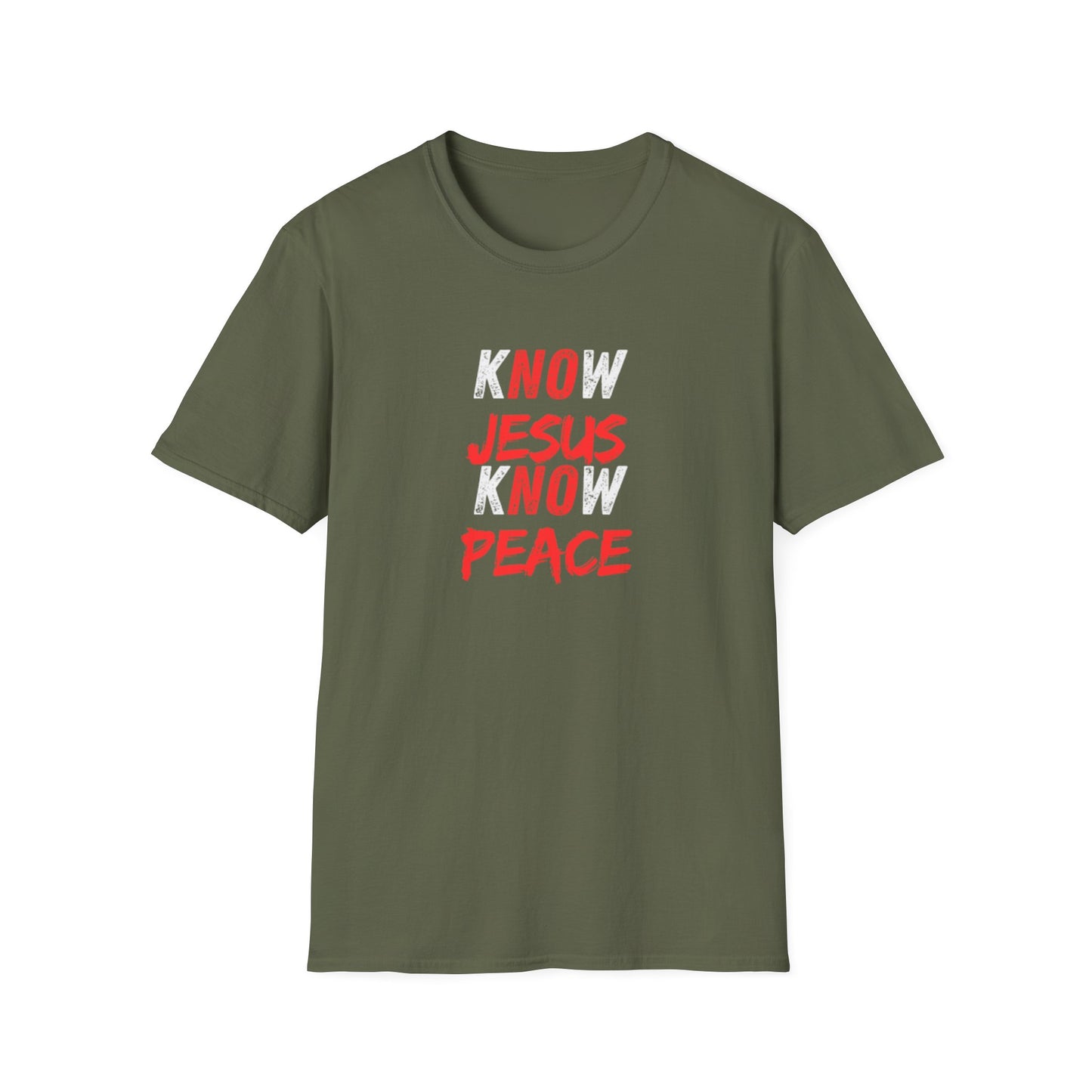 Know Jesus Know Peace Faith T-Shirt