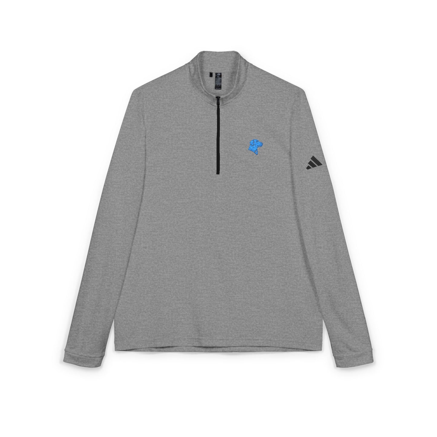 BlueMark Adidas® Embordered Quarter Zip Jacket (Blue Logo)