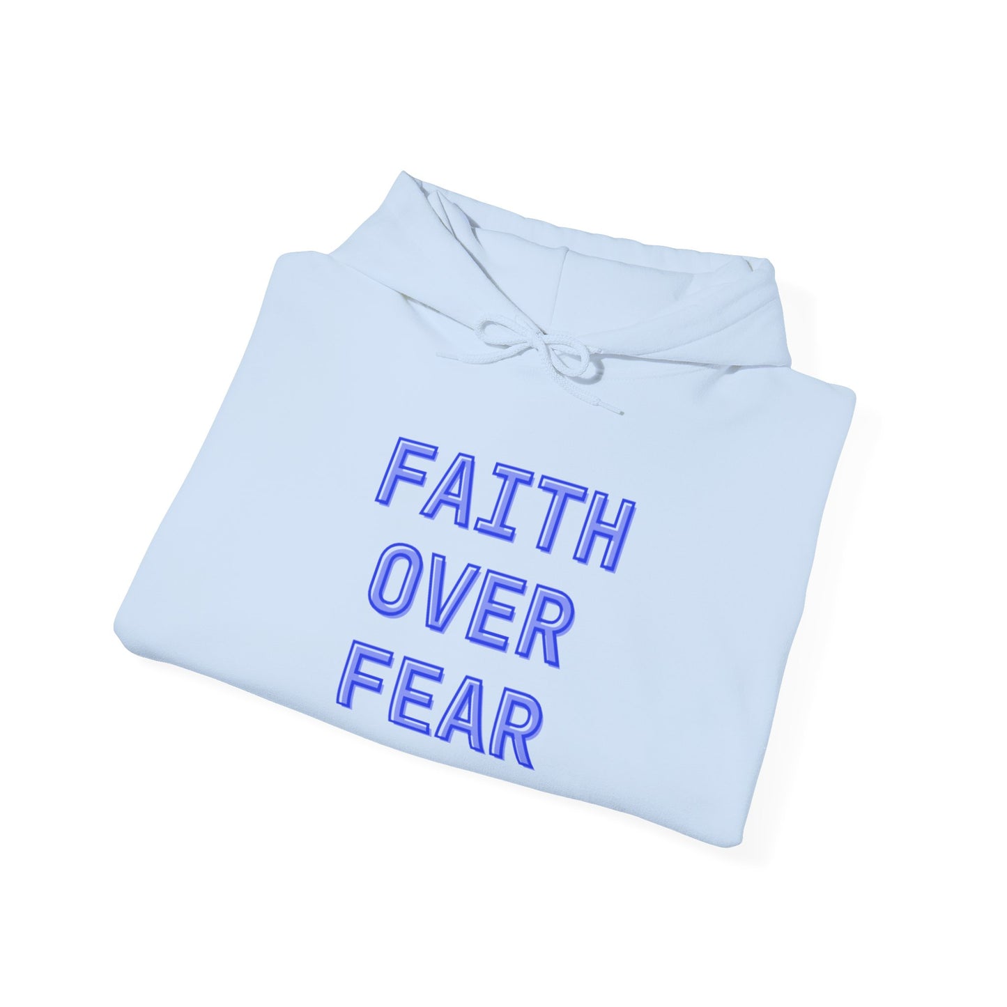 Faith Over Fear Bold Christian Motivational Sweatshirt