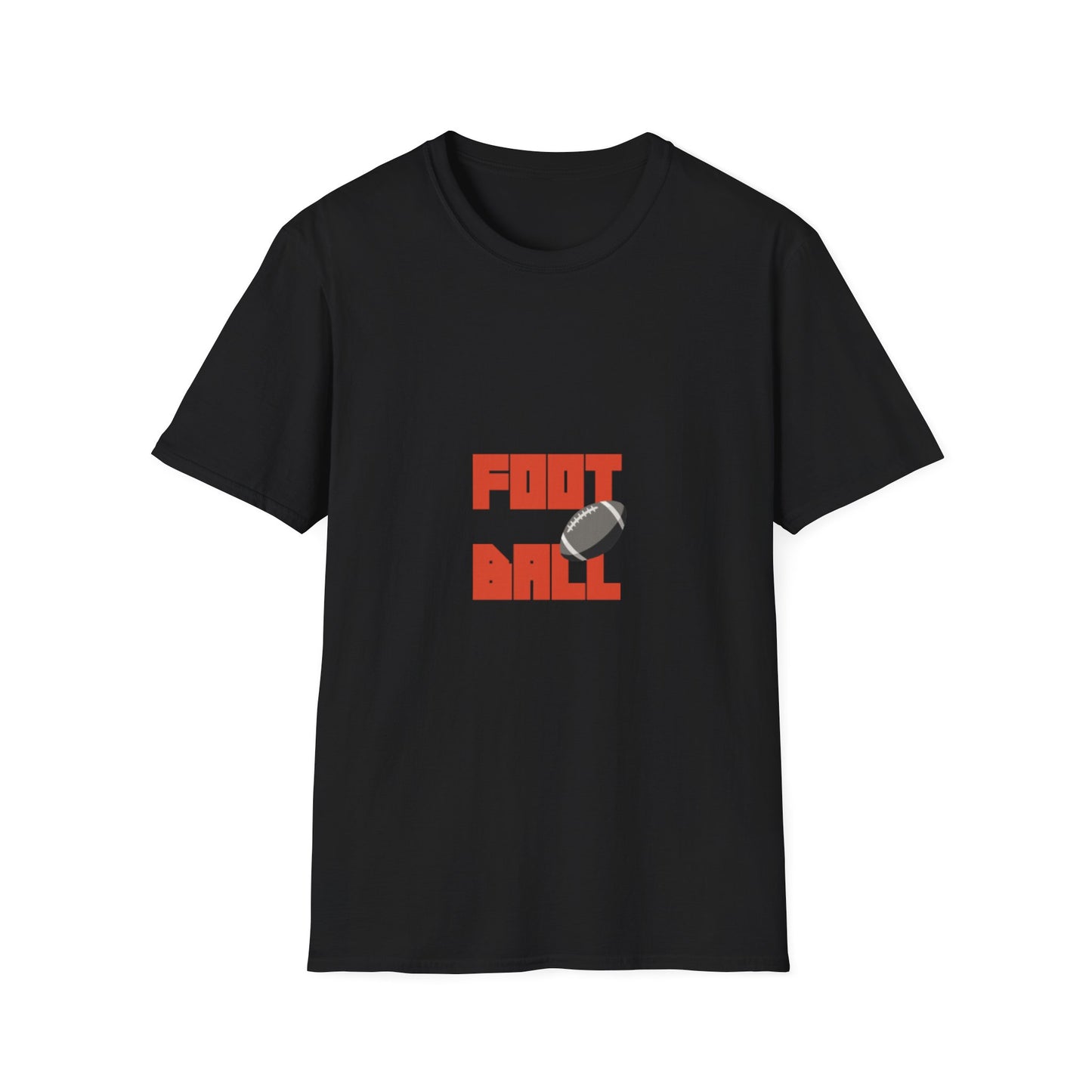Football Bold Block Lettering T-Shirt