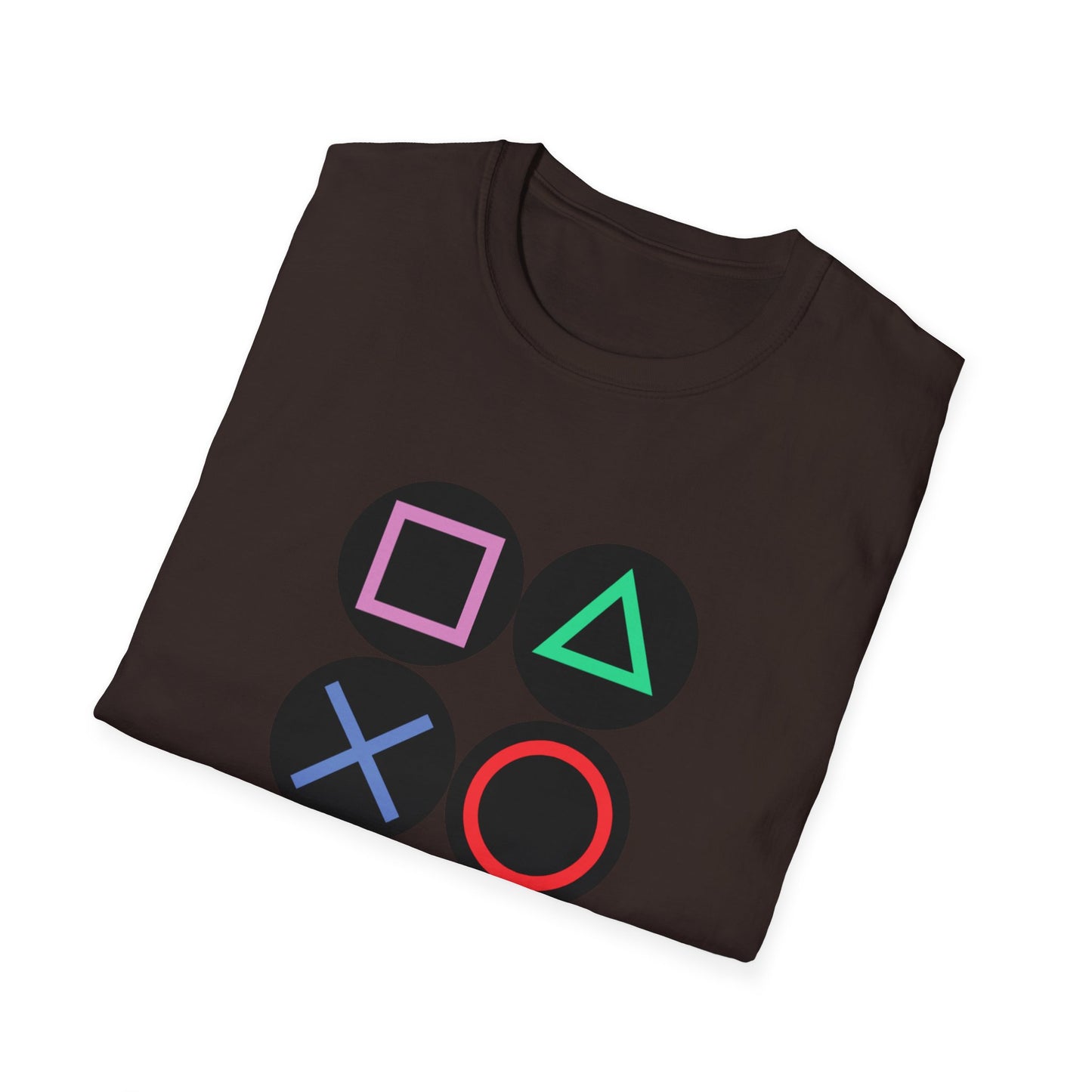 Play Station Buttons Gaming T-Shirt